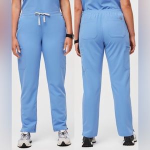 Figs Yola Skinny Scrub Pants - ceil blue, M/T